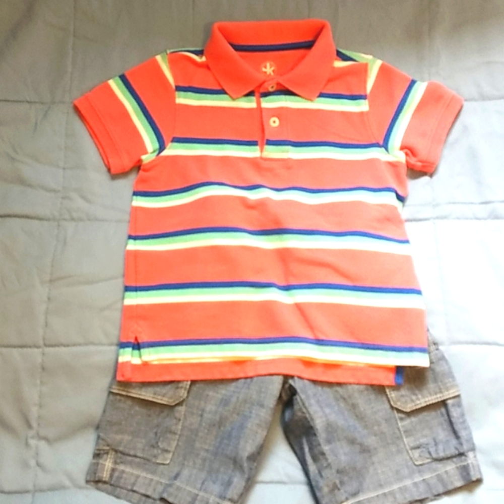 Boy Coordinating Set of Polo shirt and shorts 5